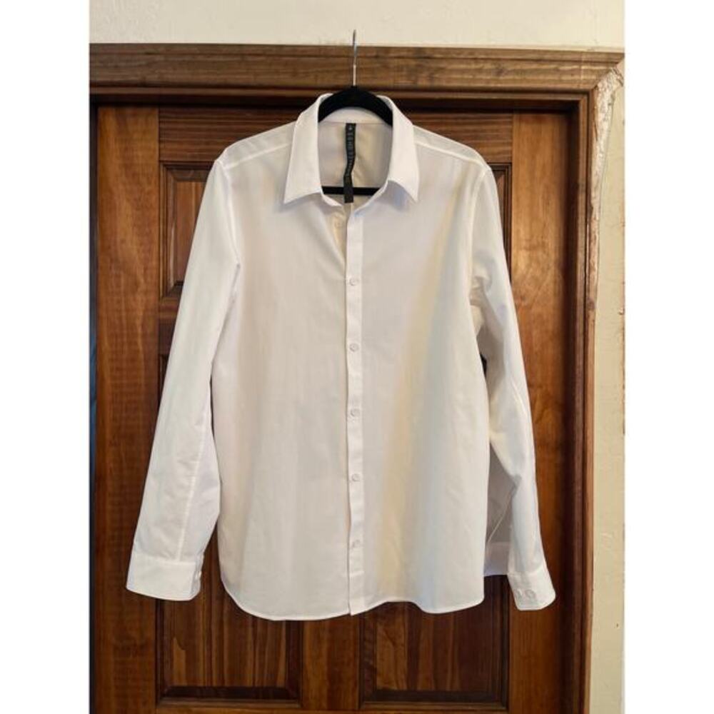 Lululemon men’s button-down white shirt size XL